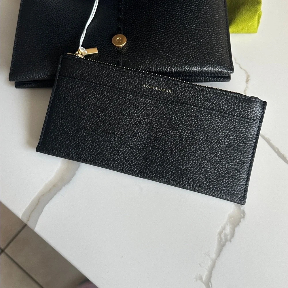 Tory Burch McGraw Pebble Leather Wallet Crossbody Clutch ~NWT~